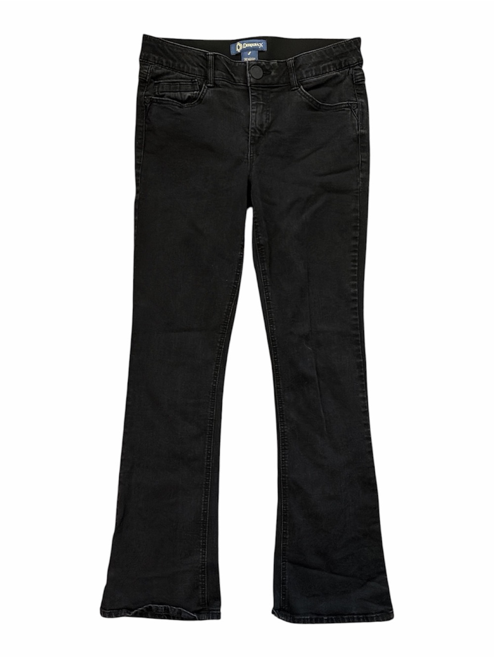 Democracy Black Flared Jeans - Sleek Wide Leg Denim